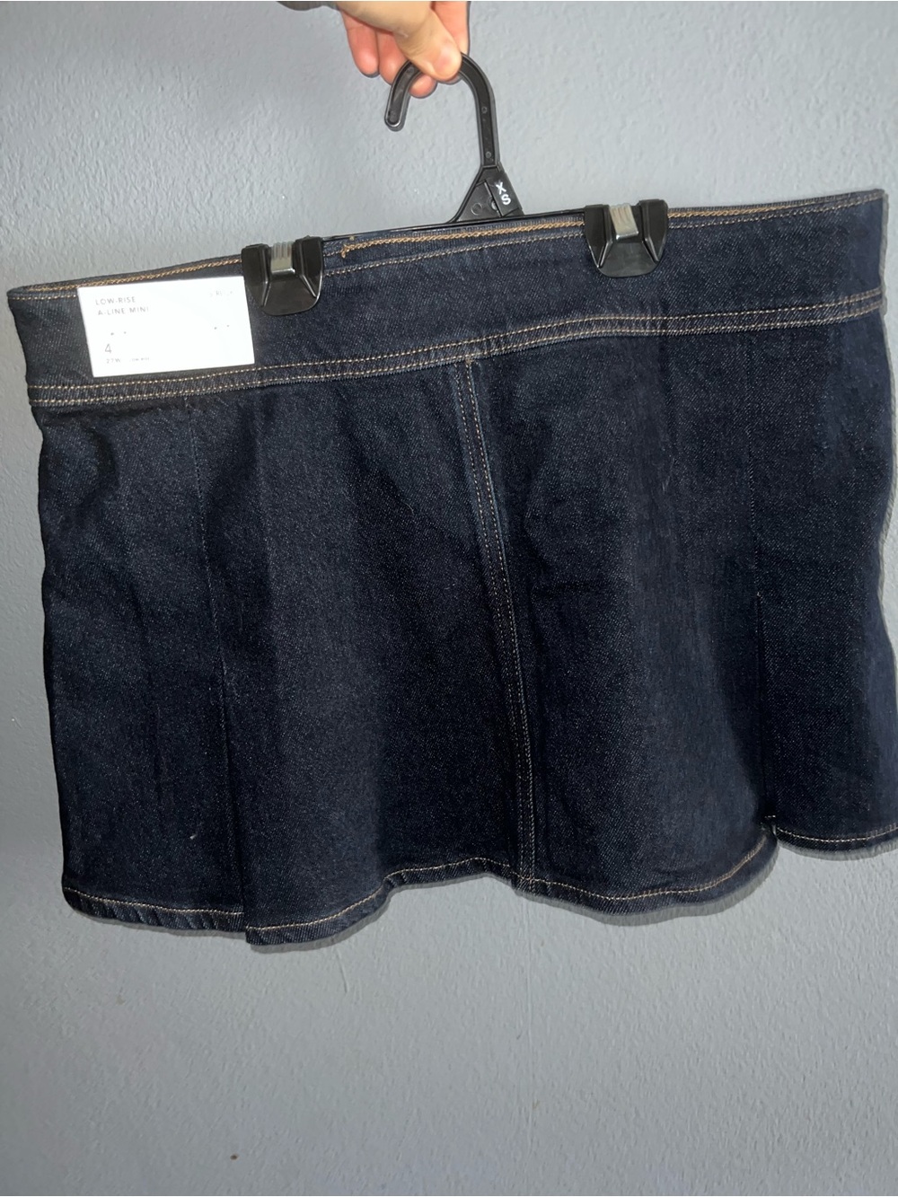American Eagle Outfitters Dark Blue Denim Mini Skirt